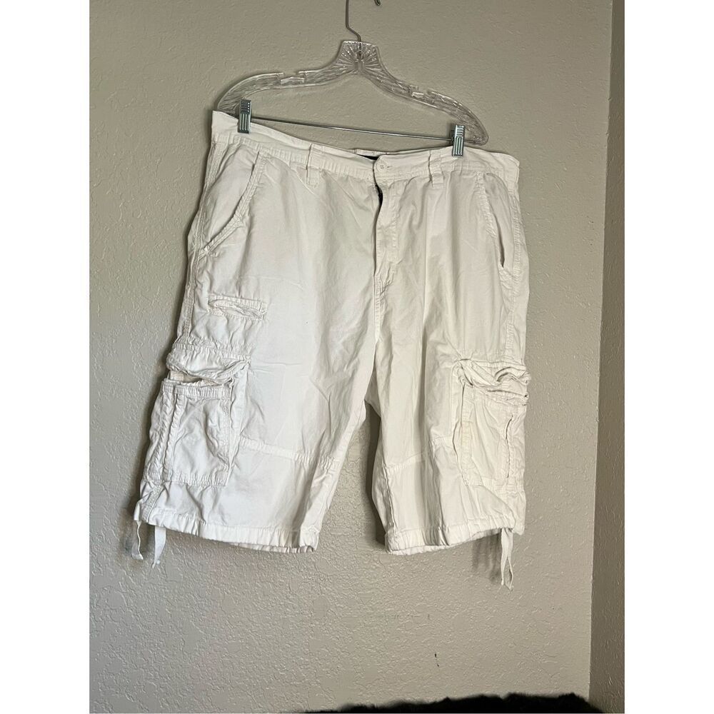 Southpole Mens Shorts 40 Cargo White y2k